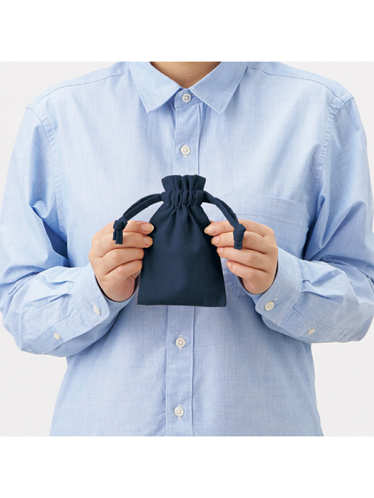 厚手コットンフリル巾着(SS)