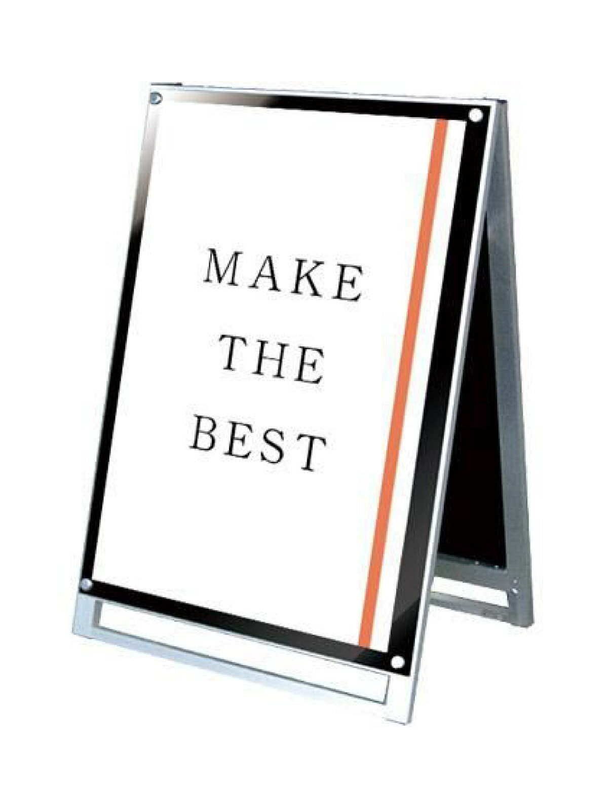 ポスター用スタンド看板マグネジ A1ロウ両面ブラック (PSSKMN-A1LRB)