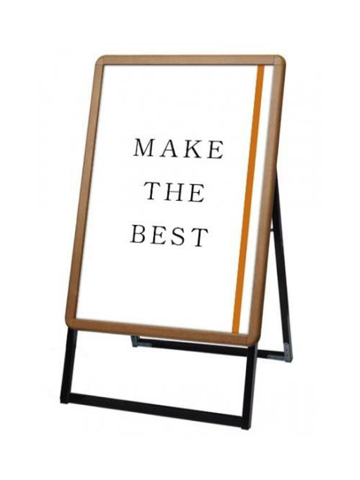 ポスターグリップスタンド看板 屋外用 A1 片面 木目 (PGSK-A1KM-G)