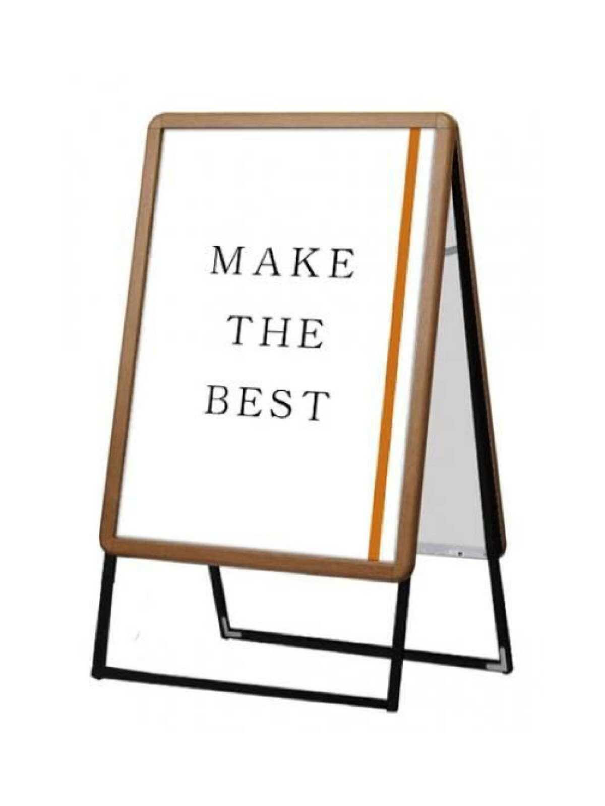 ポスターグリップスタンド看板 屋外用 B2 両面 木目 (PGSK-B2RM-G)