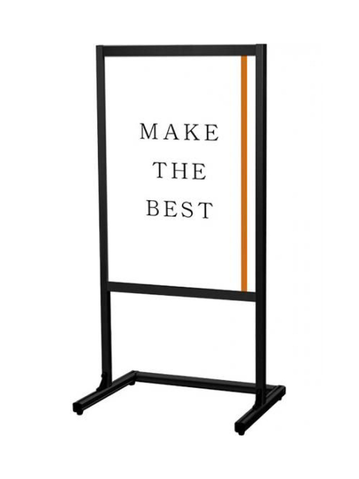 ブラックフラットオープンメッセージスタンドB2片面 (BFOMS-B2K)