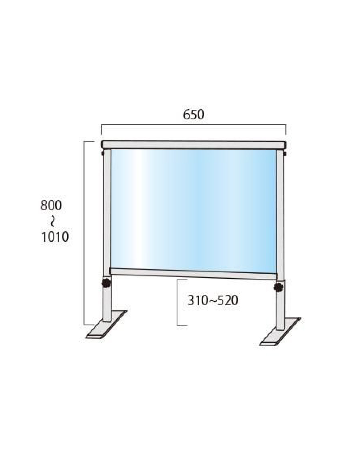 スライドパーテーション450X600 (SLHBP450X600)