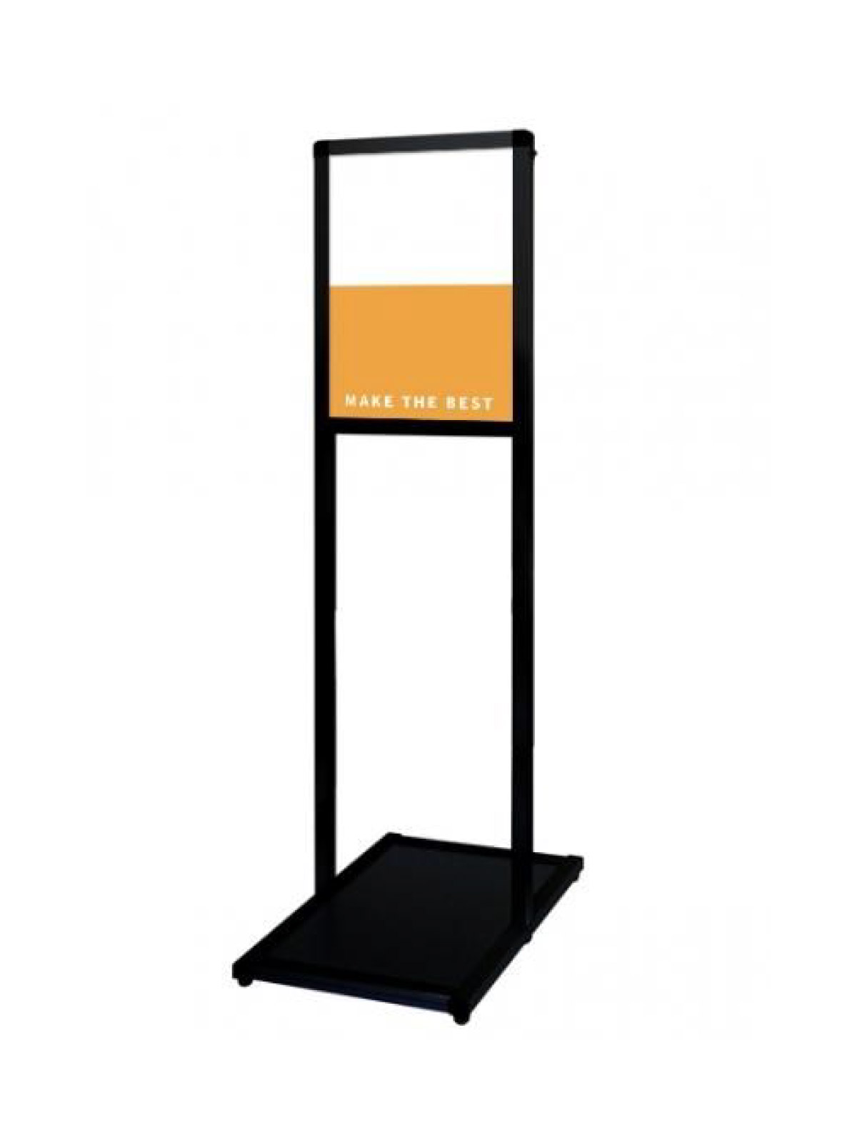 ブラックバリウスメッセージスタンド アルミ複合板 B4縦 (BVAMSAP-B4T)