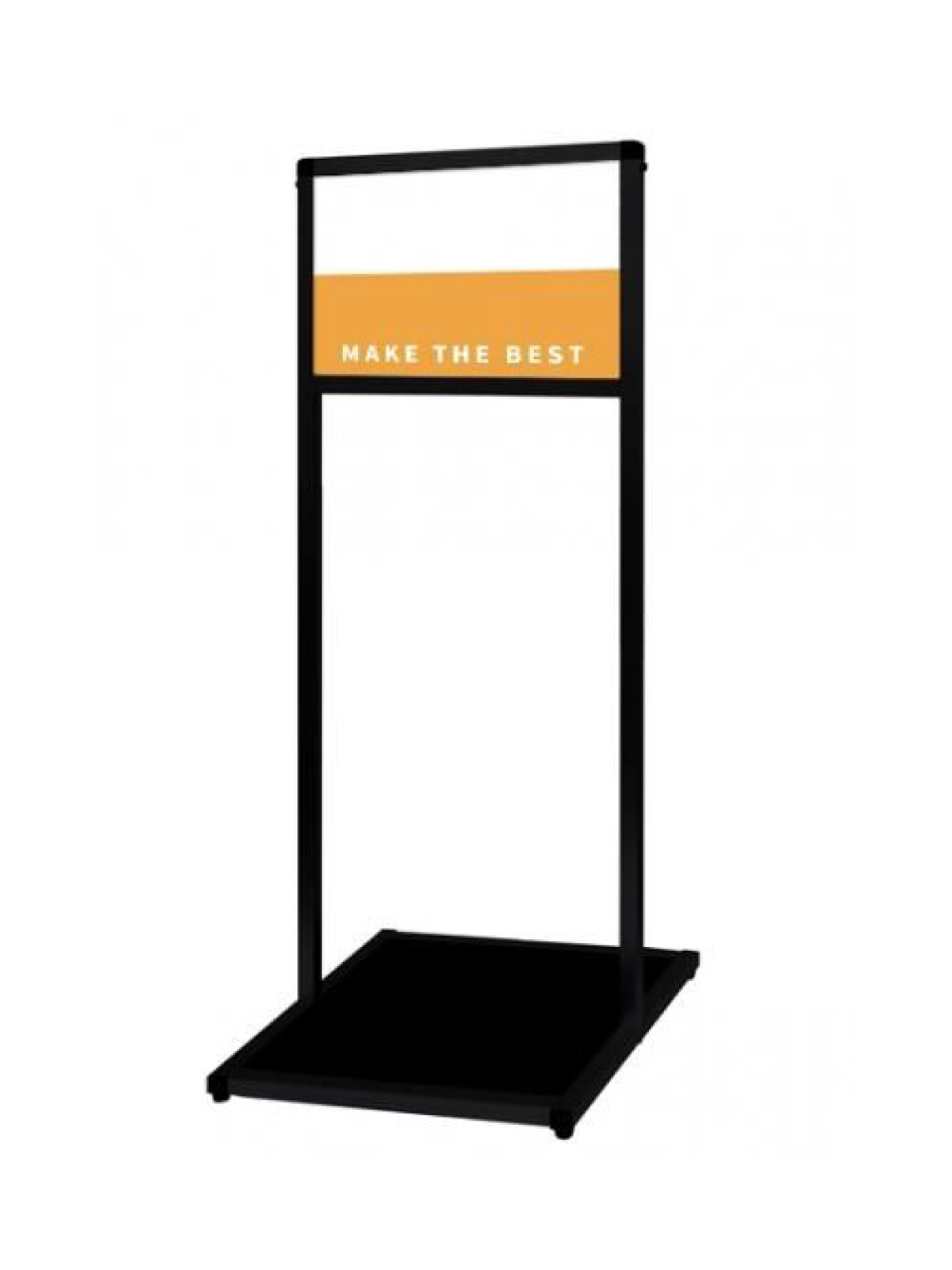 ブラックバリウスメッセージスタンド アルミ複合板 B4横 (BVAMSAP-B4Y)