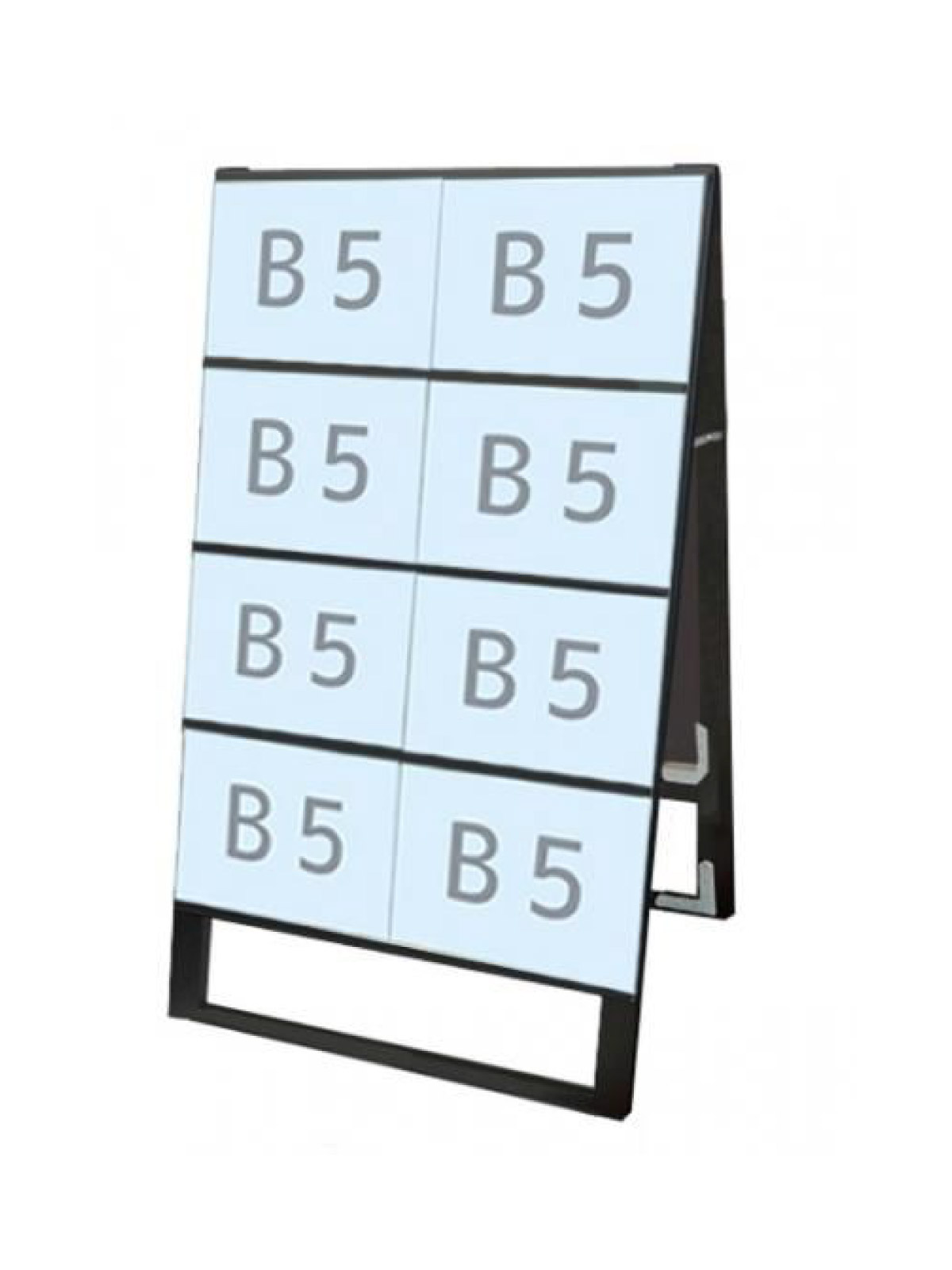 ブラックカードケーススタンド看板 B5横16両面 (BCCSK-B5Y16R)