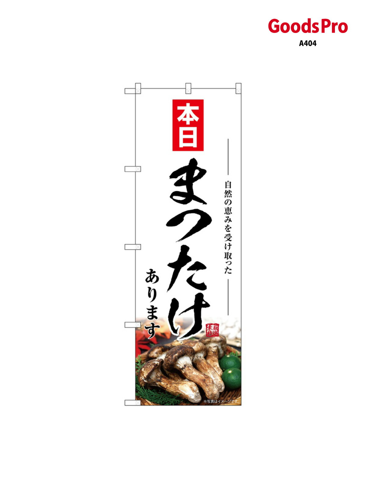 のぼり まつたけあります本日 SNB-7438 グッズプロ