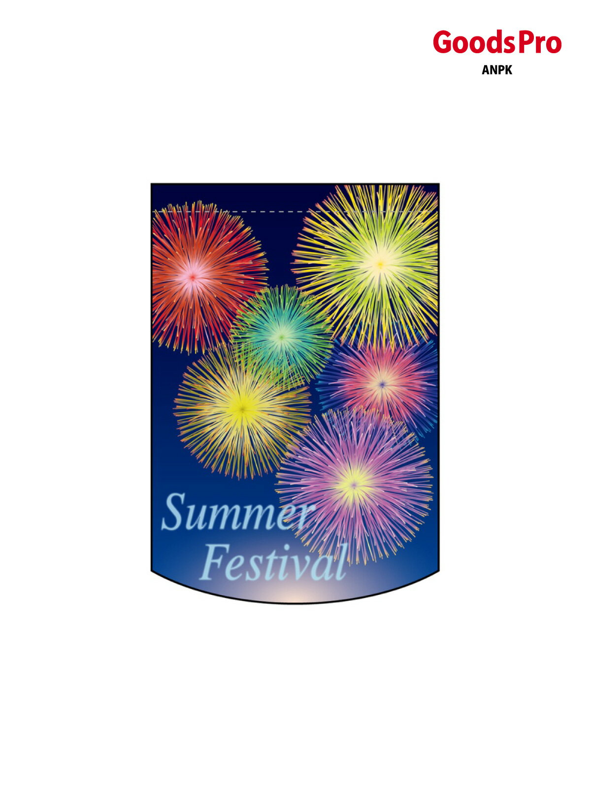 変形タペストリー Summer Festival 花火 61082 グッズプロ