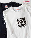 Tシャツ 以水救水 いすいきゅうすい 四字熟語 発汗性の良い快適素材 ドライTシャツ