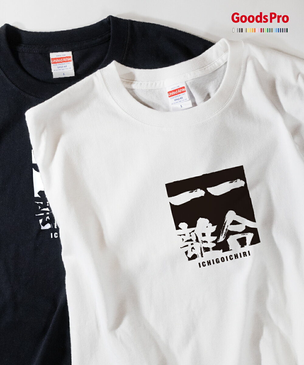 Tシャツ 一合一離 いちごういちり 四字熟語 発汗性の良い快適素材 ドライTシャツ グッズプロ