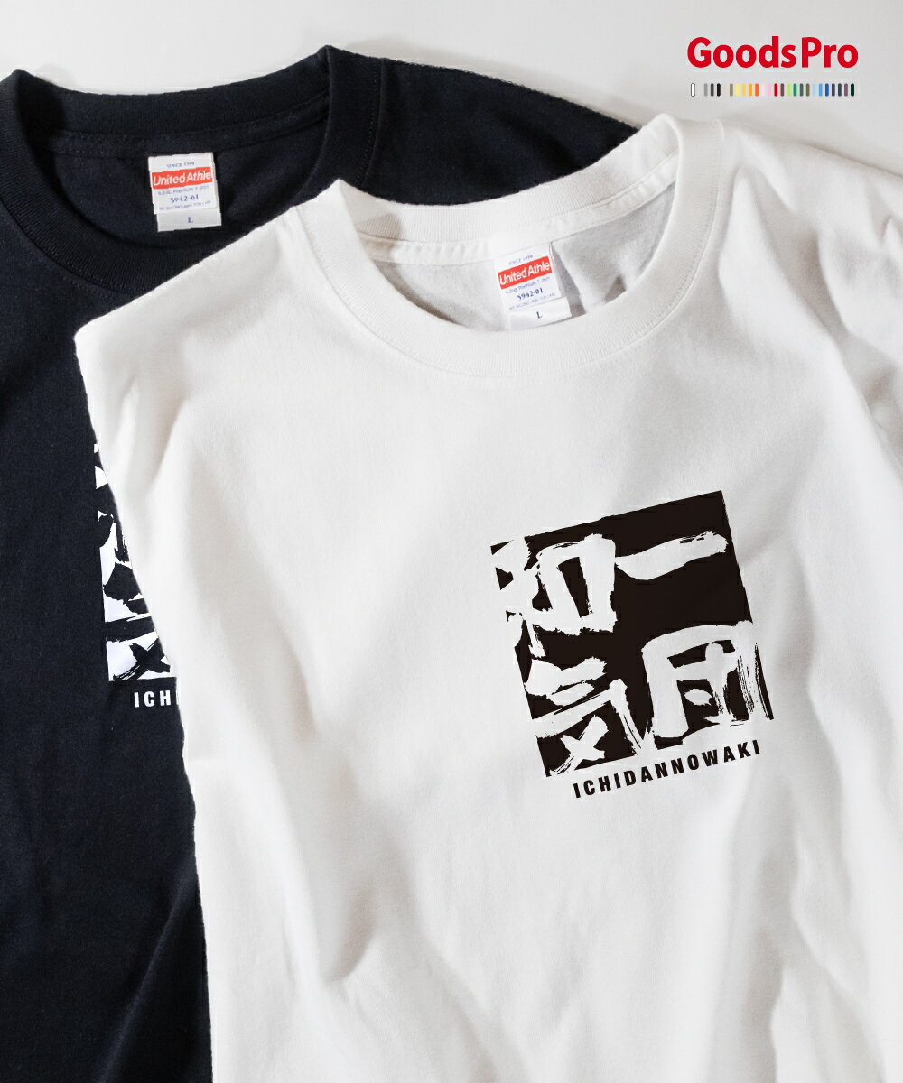 Tシャツ 一団和気 いちだんのわき 四字熟語 発汗性の良い快適素材 ドライTシャツ グッズプロ