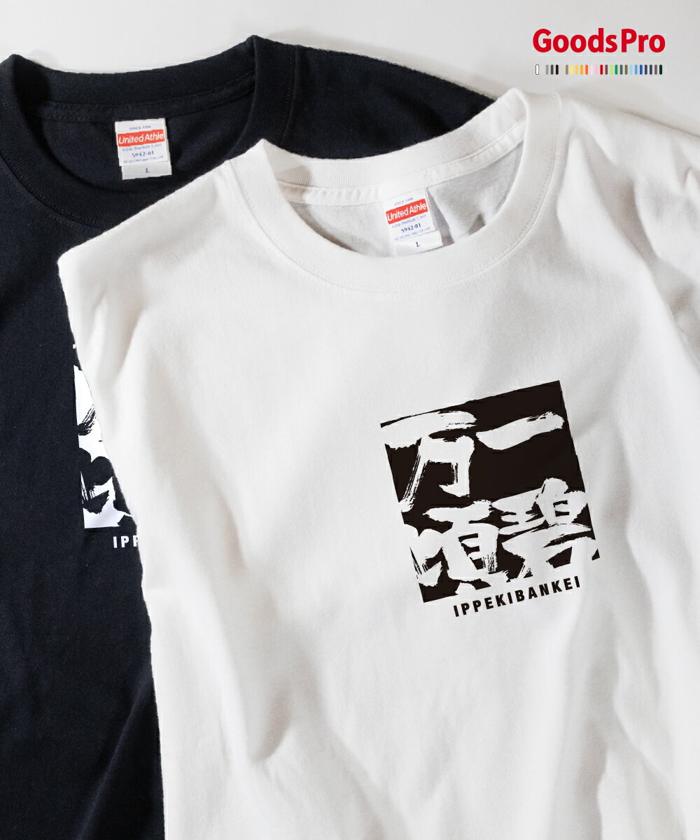 Tシャツ 一碧万頃 四字熟語