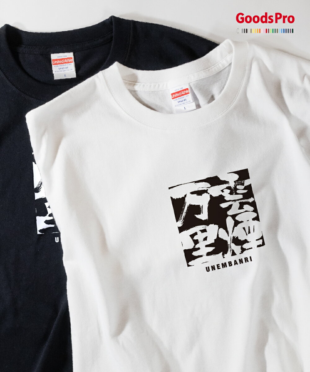 Tシャツ 雲煙万里 四字熟語