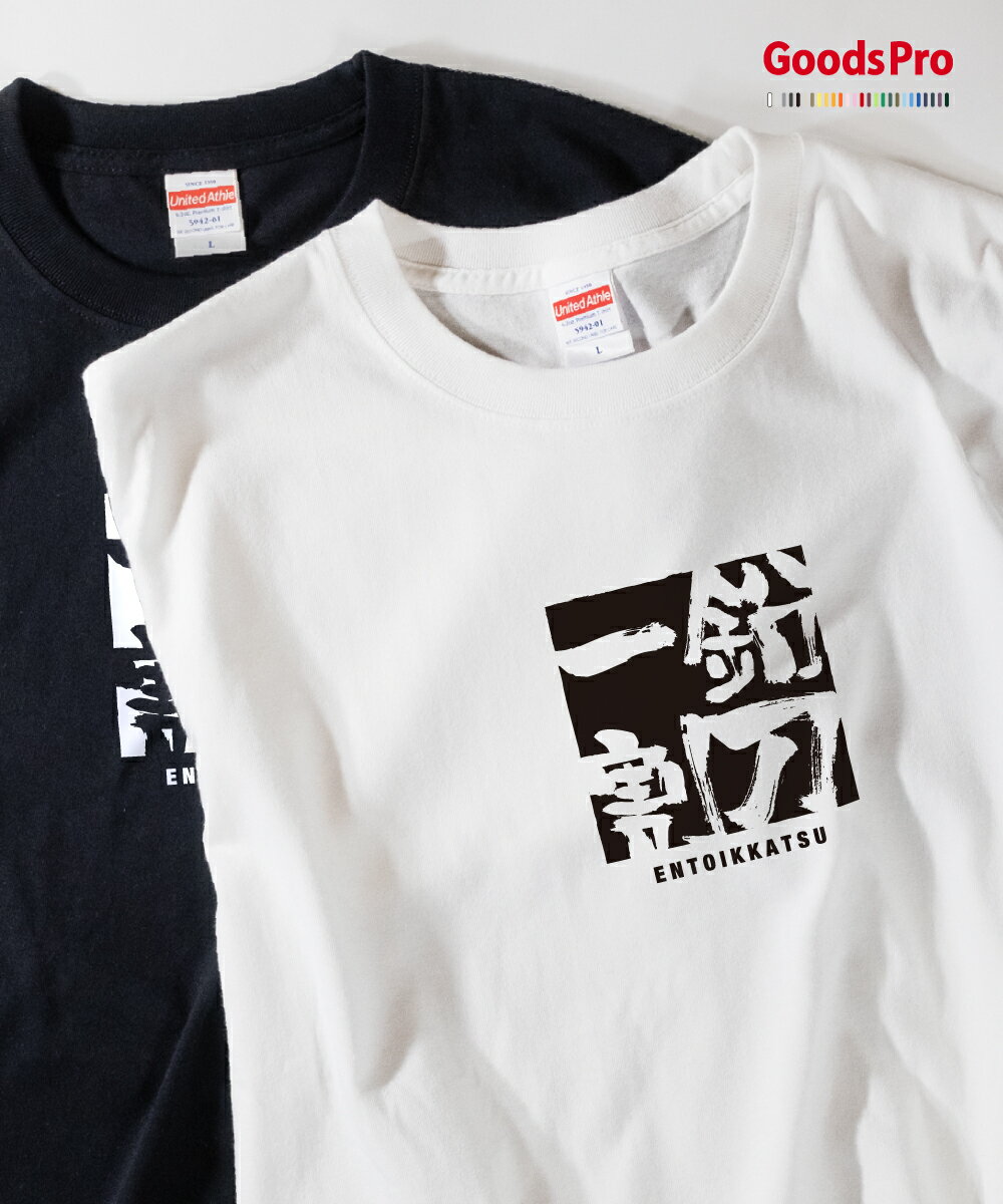 Tシャツ 鉛刀一割 えんとういっかつ 四字熟語 発汗性の良い快適素材 ドライTシャツ グッズプロ