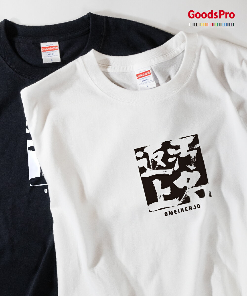 Tシャツ 汚名返上 おめいへんじょう 四字熟語 発汗性の良い快適素材 ドライTシャツ グッズプロ