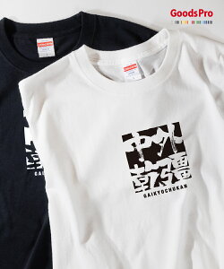 Tシャツ 外彊中乾 がいきょうちゅうかん 四字熟語 発汗性の良い快適素材 ドライTシャツ