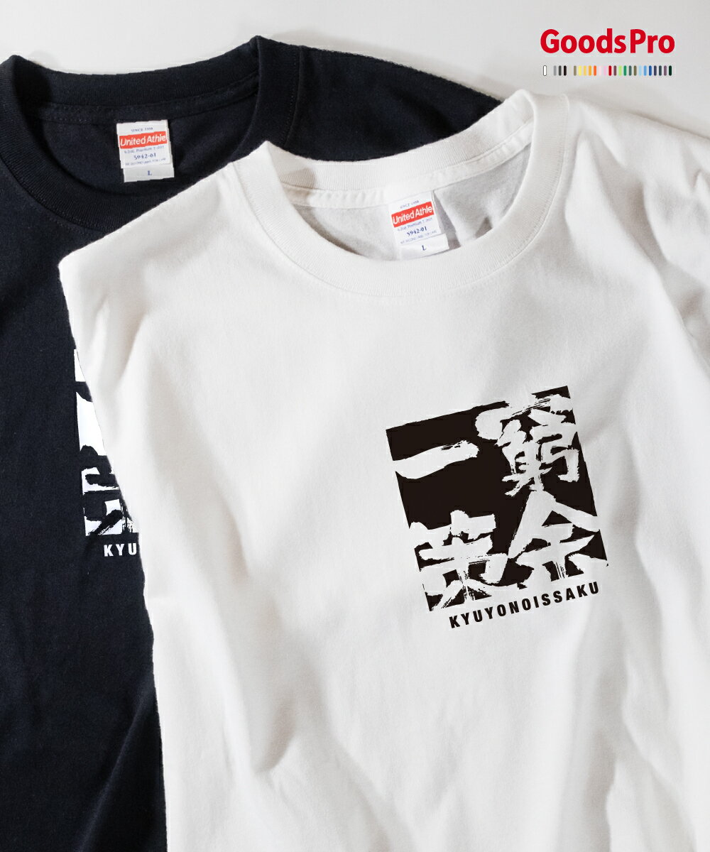 Tシャツ 窮余一策 四字熟語 発汗性の良い快適素材 ドライTシャツ