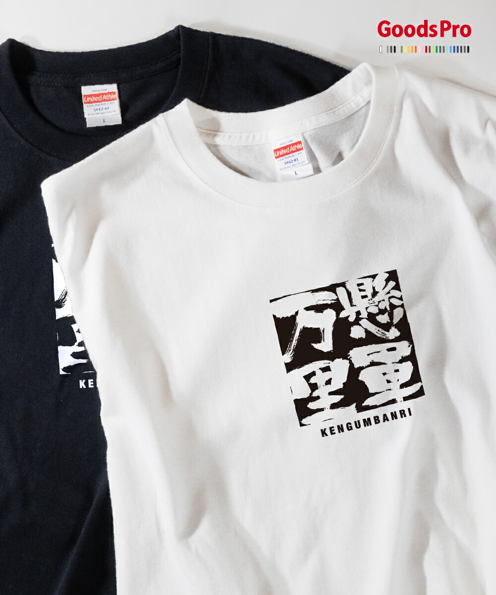 Tシャツ 懸軍万里 けんぐんばんり KENGUMBANRI 発汗性の良い快適素材 ドライTシャツ グッズプロ