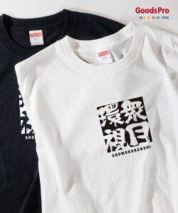 Tシャツ 衆目環視 しゅうもくかんし SHUMOKUKANSHI 発汗性の良い快適素材 ドライTシャツ