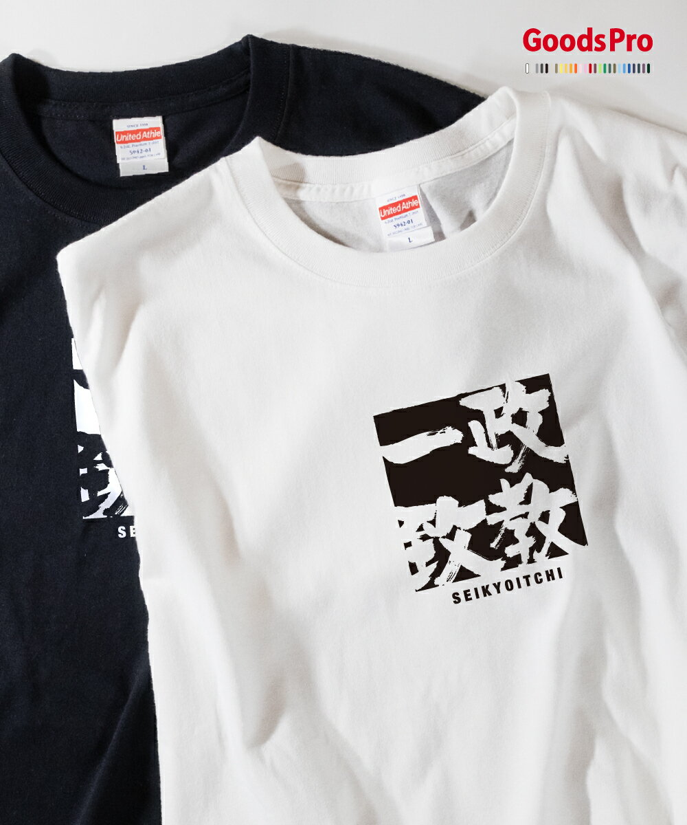 Tシャツ 政教一致 せいきょういっち SEIKYOITCHI 発汗性の良い快適素材 ドライTシャツ