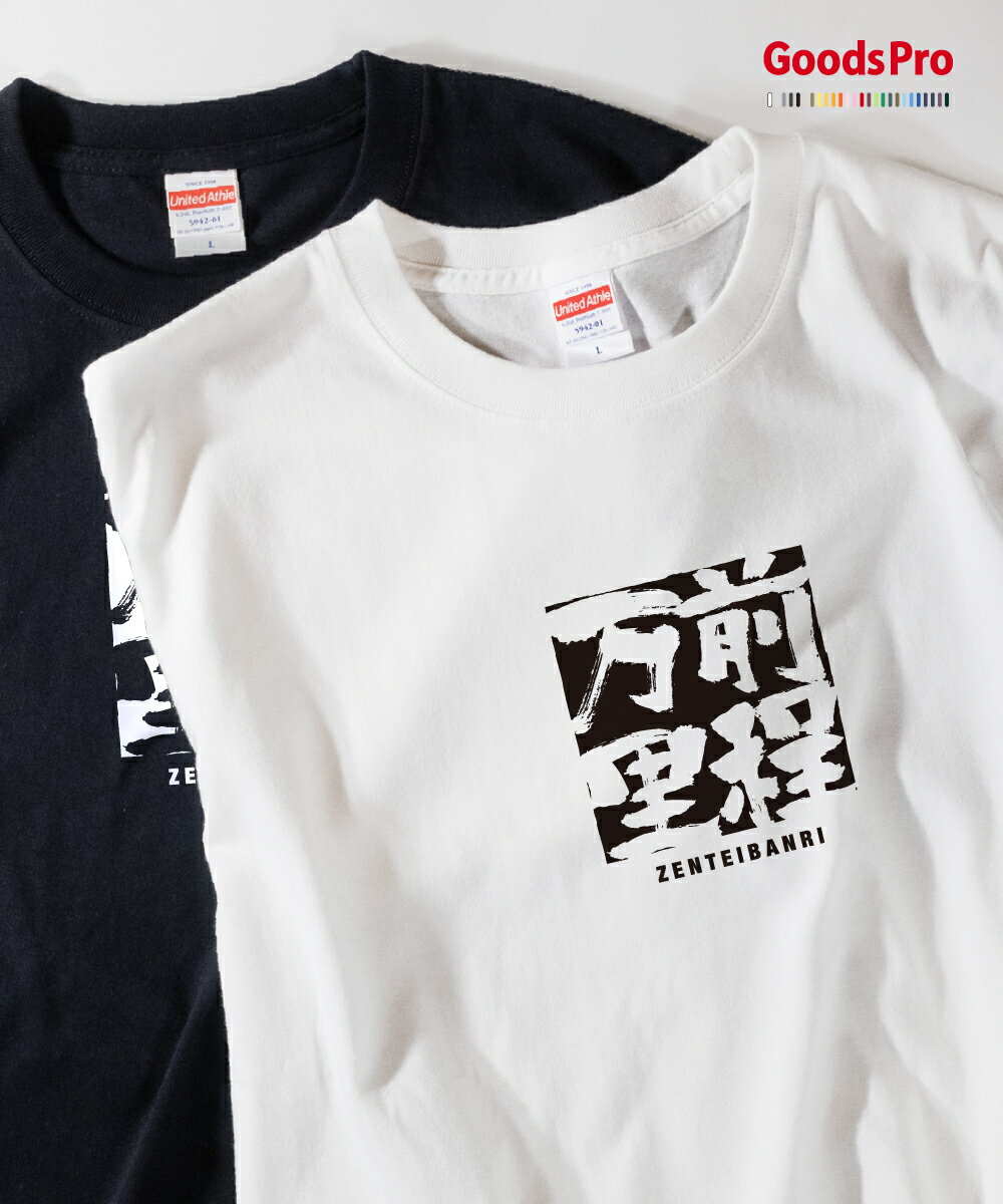 Tシャツ 前程万里 ぜんていばんり ZENTEIBANRI 発汗性の良い快適素材 ドライTシャツ グッズプロ