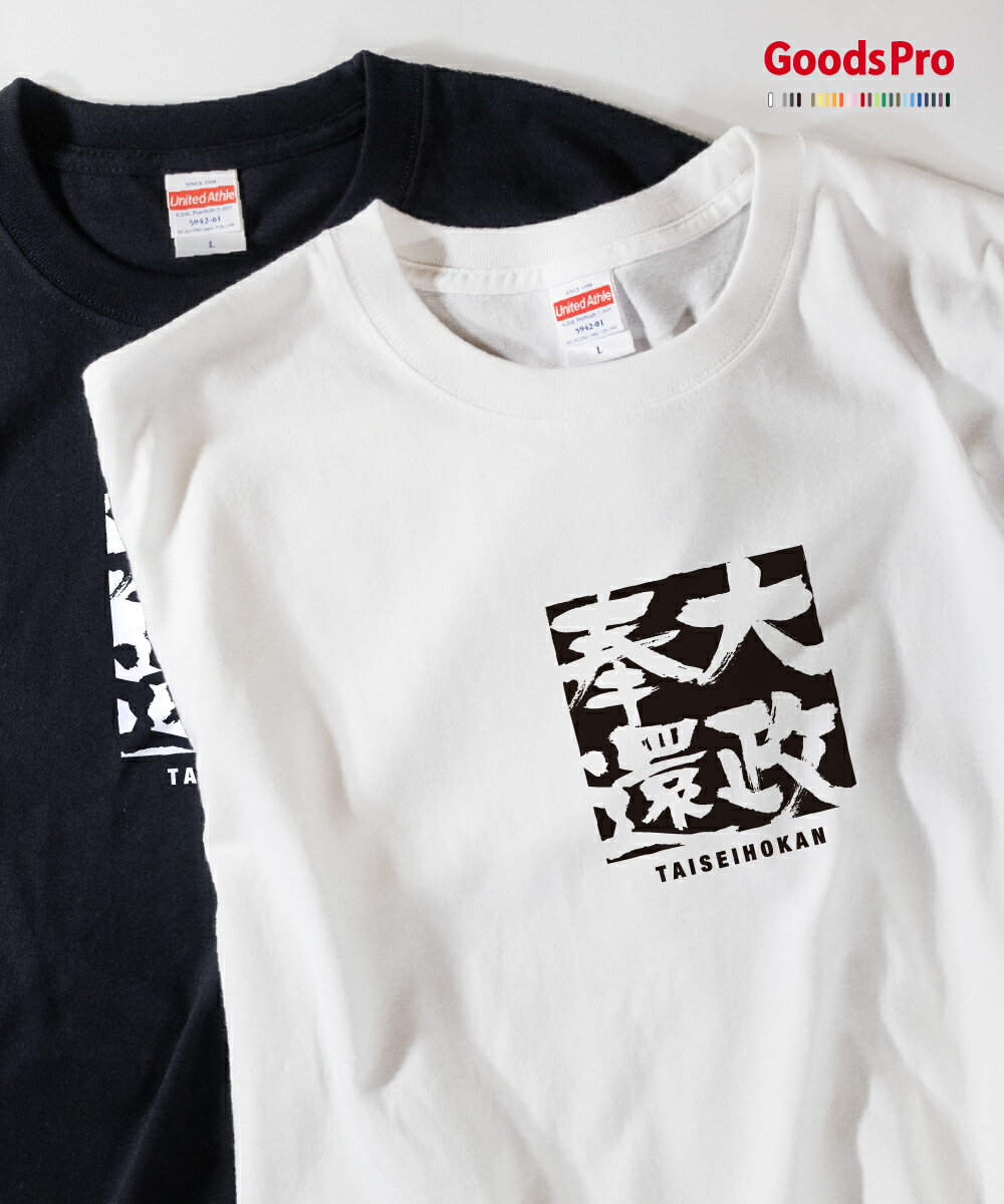 Tシャツ 大政奉還 たいせいほうかん TAISEIHOKAN 発汗性の良い快適素材 ドライTシャツ