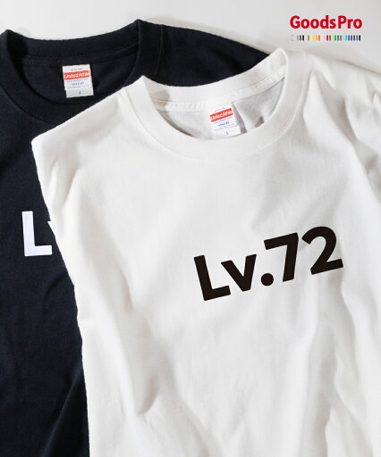 Tシャツ Lv.72 人生の経験値 Tシャツ Lv.72 人生の経験値