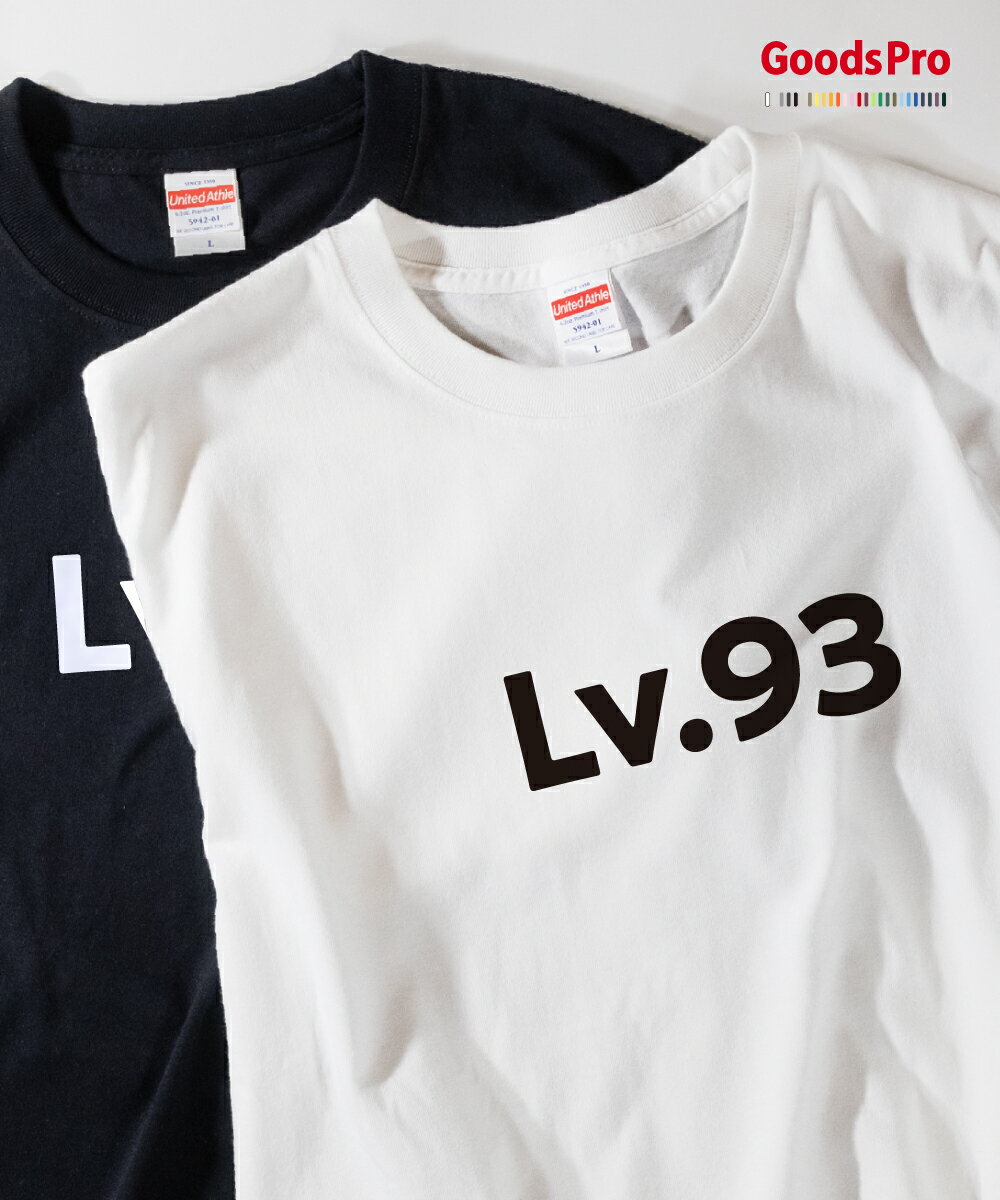 Tシャツ Lv.93 人生の経験値 発汗性の良い快適素材 ドライTシャツ グッズプロ