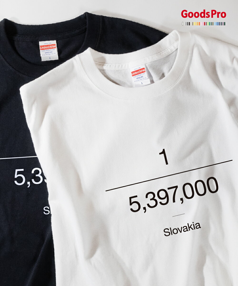 乐天商城 - Tシャツ スロバキアの人口 ドライ 速乾 発汗性の良い快適素材 ドライTシャツ グッズプロ