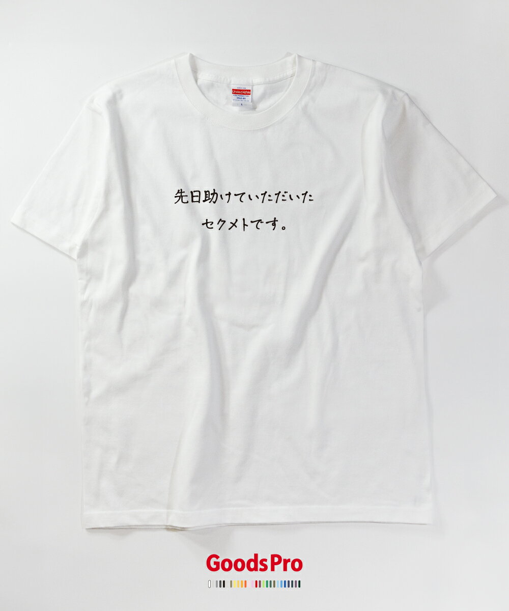 Tシャツ セクメトです 恩返しTシャツ 発汗性の良い快適素材 ドライTシャツ