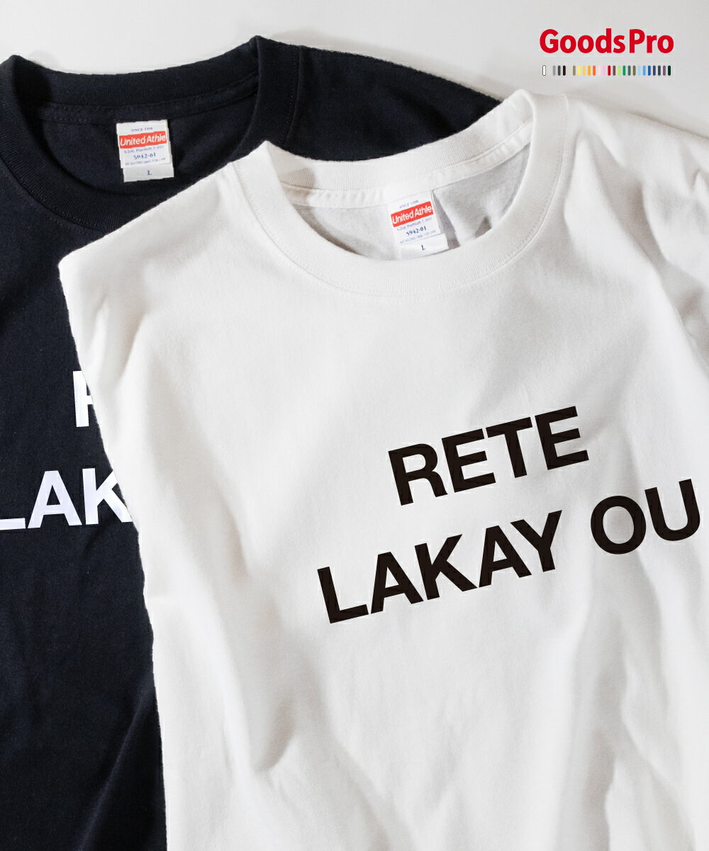 Tシャツ STAY HOME Haiti Creole 発汗性の良い快適素材 ドライTシャツ グッズプロ