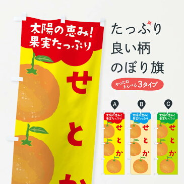 【ネコポス送料360】 のぼり旗 せとかのぼり E42G オレンジ ミカン みかん みかん・柑橘類