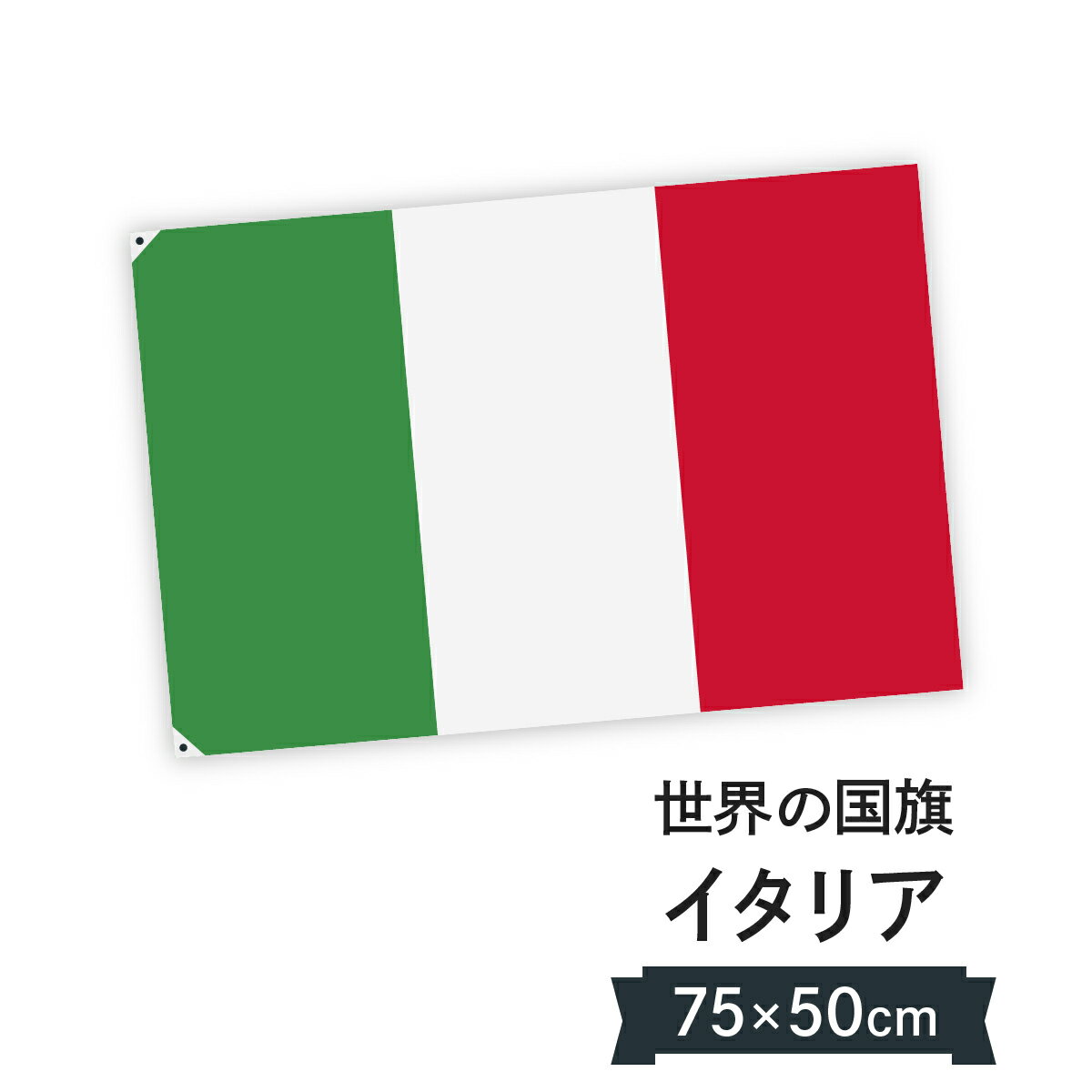 イタリア共和国 国旗 W75cm H50cm