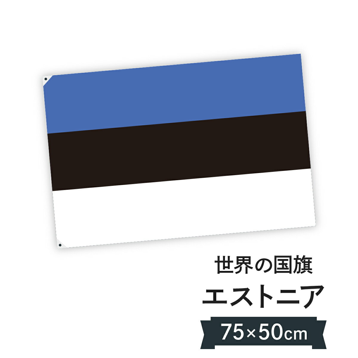 エストニア共和国 国旗 W75cm H50cm