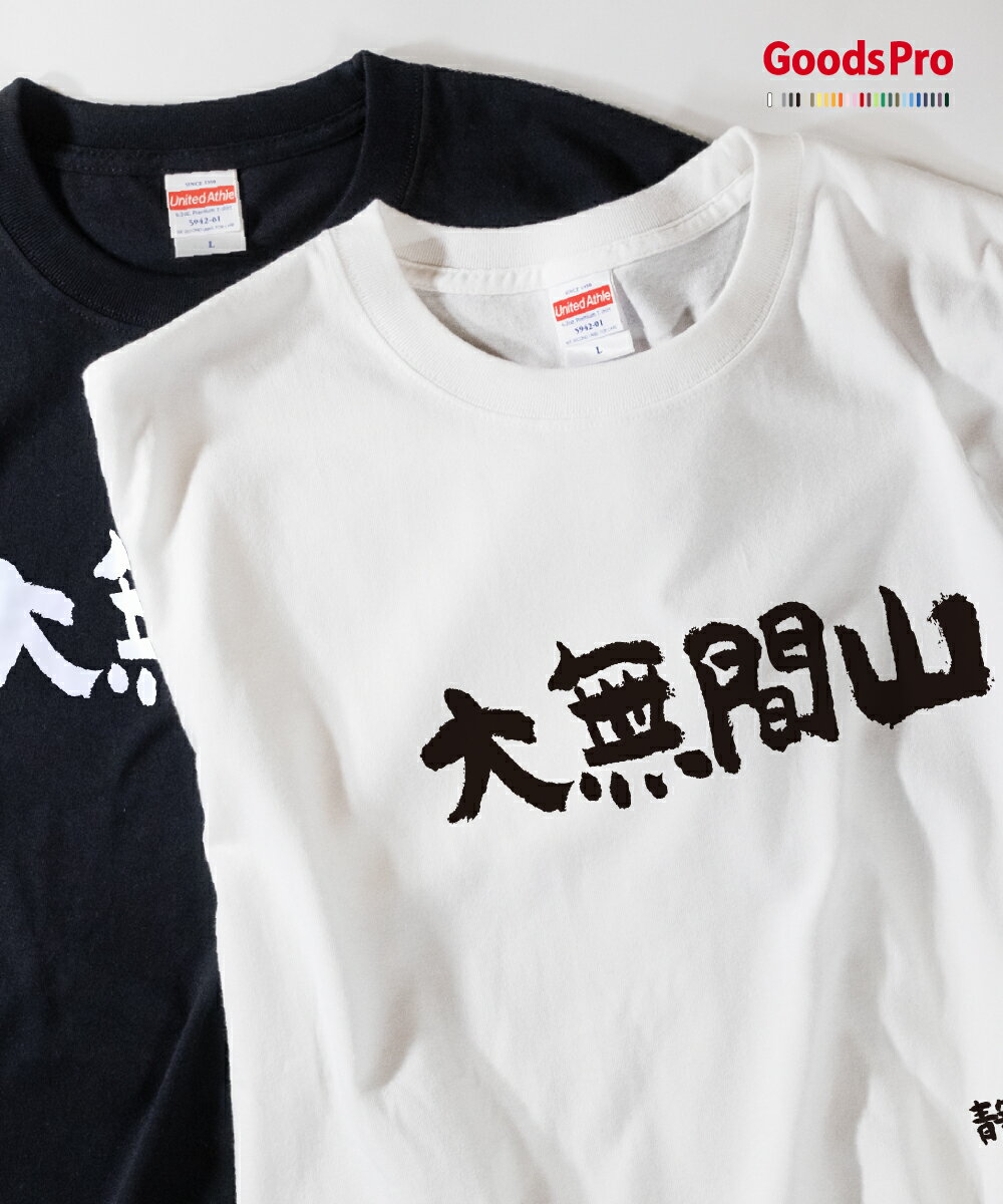 Tシャツ 大無間山・静岡 発汗性の良い快適素材 ドライTシャツ グッズプロ
