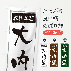 【ネコポス送料360】 のぼり旗 大内塗・伝統工芸のぼり 3RAT 細工・人形 グッズプロ