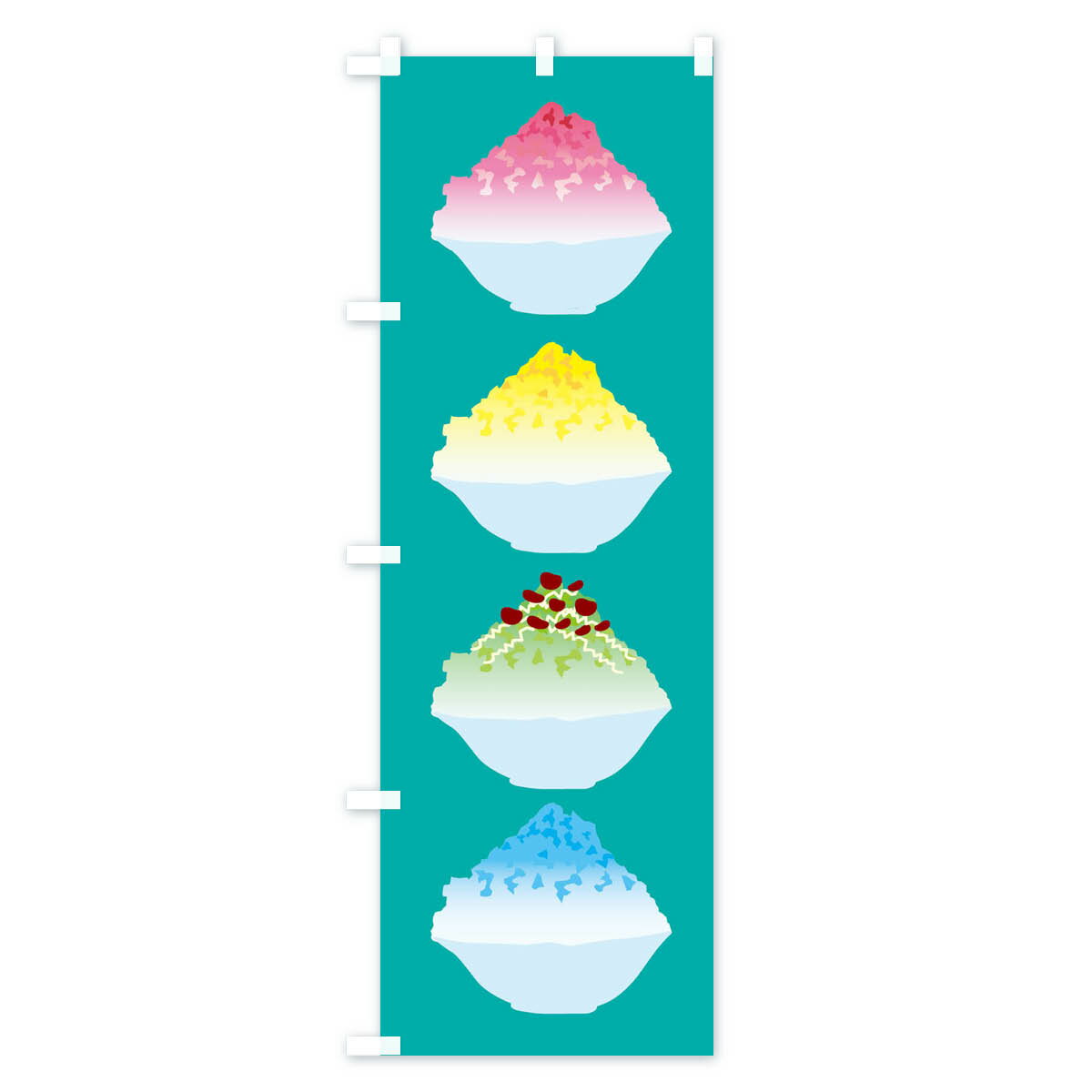 【ネコポス送料360】 のぼり旗 かき氷のぼり XTU2 グッズプロ 【名入れできます+10...