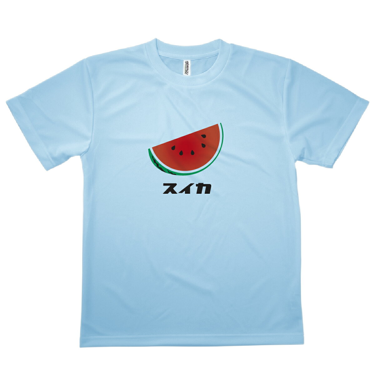 【当日出荷】Tシャツ スイカ 赤 果物 Mサイズ