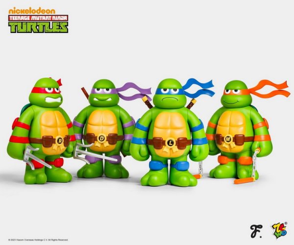 ZCWO TMNT x FOOLS PARADISE // FULL SET of FOUR 30cm ե奢