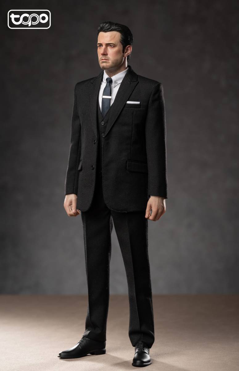 TOPO 1/6 ブルース ウェイン ブラック フールスーツセット コート付きTP006