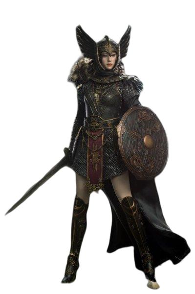 TBLeague Night Warrior Women 1/6 アクションフィギュア PL2022-192A Black