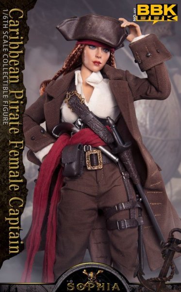 Rakuten - BBK Caribbean Pirate Female Captain SOPHIA 1/6 アクションフィギュア BBK017