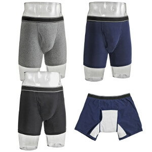 NEW横漏れ防止吸水パッド付ボクサーパンツ6枚組　LLサイズ