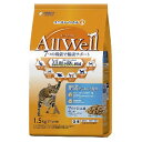 【3980円以上送料無料】AllWell 肥満が気になる猫用 フィッシュ味 小魚とささみフリーズドライパウダー入り 1.5kg※メーカー都合によりパッケージ、...