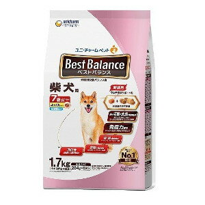 ユニ・チャーム 　 ベストバランス 柴犬用 7歳 ふっくら ( 1.7kg )/ ベストバランス 　4520699682647※メーカー都合によりパッケージ、デザインが変更となる場合がございますユニ・チャームペット
