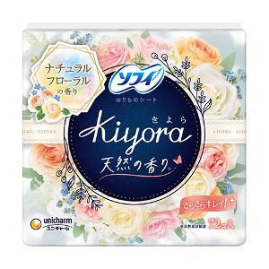 商品名 ユニ・チャーム ソフィ Kiyora ナチュラルフローラルの香り 14cm 72コ入 商品説明 全面通気シートでムレにくい！ナチュラルフローラルの香り 丘に広がるお花のじゅうたんの上に、ゆったり漂うやさしい香り サイズ 14cm 素材 表面材:ポリエステル、ポリエチレン/その他:香料/色調:白 JAN 4903111330997 メーカー名 ユニ・チャーム 生産国 日本 広告文責 グッズバンク楽天市場店