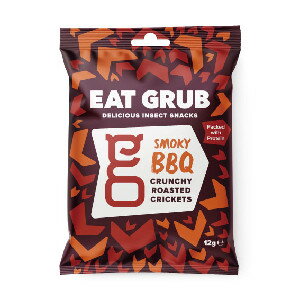 昆虫食 Eat Grub クランキー ロースト クリケット BBQ 12g x 1袋
