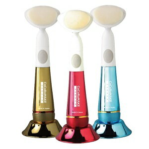 【当店は3980円以上で送料無料】COCOROMAKE 音波振動洗顔ブラシゴールド MS-CM02G 3個セット