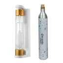 【3980円以上送料無料】イーソーダ e-soda ドリンク本体(ホワイト)と炭酸ガスシリンダー 60Lのセット
