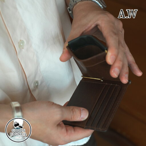 A_W アウ 折財布 マネークリップ メンズ 本革 プレゼント ギフト ブランド AP-006 A_W アウ 折財布 マネークリップ メンズ 本革 プレゼント ギフト ブランド AP-006