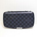 ☆【中古】 LOUIS VUITTON ルイヴィトン オーガナイザー・アトール ダミエ・コバルト N63222 イニシャル入り